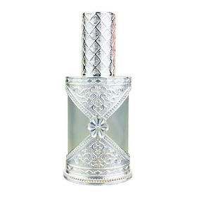 40ML Silver Antique Spray Perfume Dispenser Bottle Frosted Glass Empty Toner Bottle Refillable Container