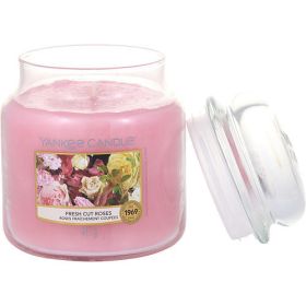 YANKEE CANDLE by Yankee Candle FRESH CUT ROSES SCENTED MEDIUM JAR 14.5 OZ