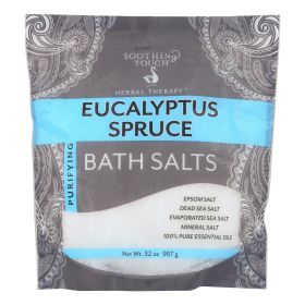 Soothing Touch Bath Salts - Eucalyptus Spruce - 32 Oz