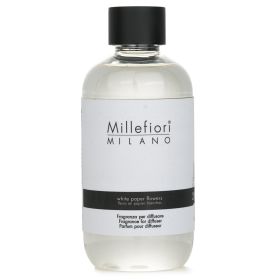 MILLEFIORI - Natural Fragrance For Diffuser Refill - White Paper Flowers 697352 250ml/8.45oz