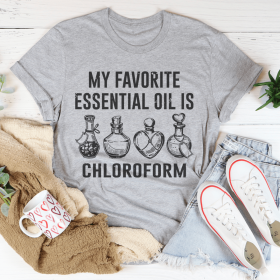 My Favorite Essential Oil T-Shirt (Color: Athletic Heather, size: 2XL)