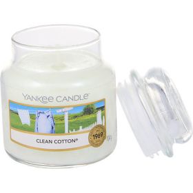 YANKEE CANDLE by Yankee Candle CLEAN COTTON SCENTED SMALL JAR 3.6 OZ (Color: As Picture)